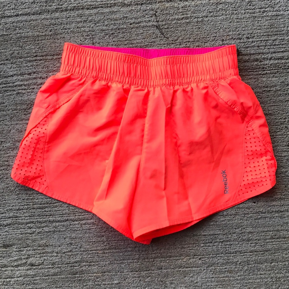 High Waist Reebok PlayDry Athletic Shorts